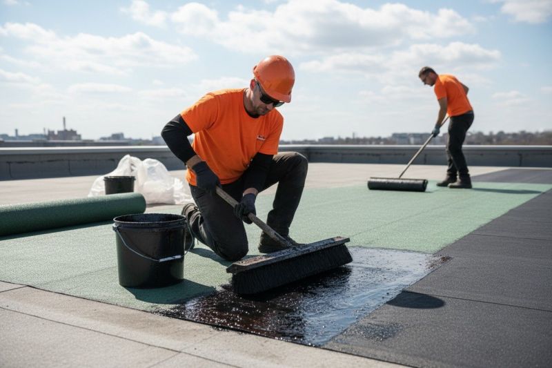Flat Roof Tar Repair